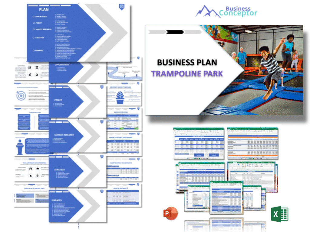 Cover Business plan for Trampoline Park
