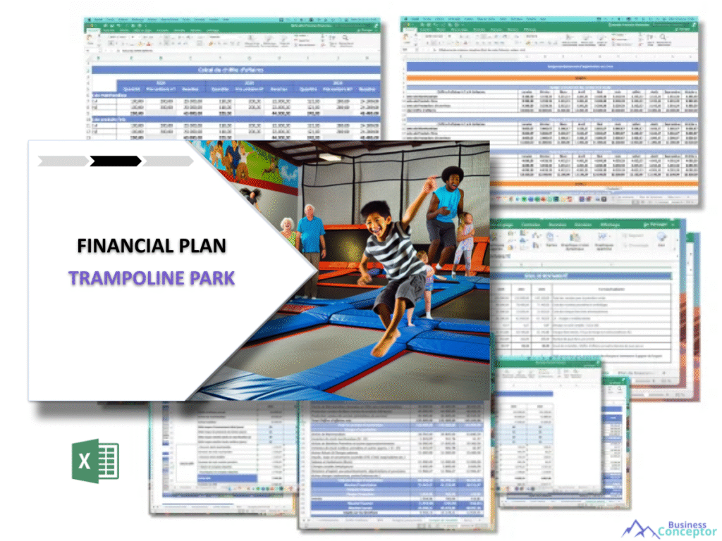 Cover Financial plan for Trampoline Park
