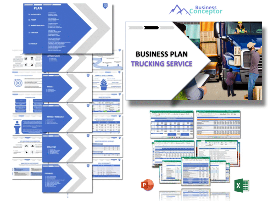 Cover Business plan for Trucking Service