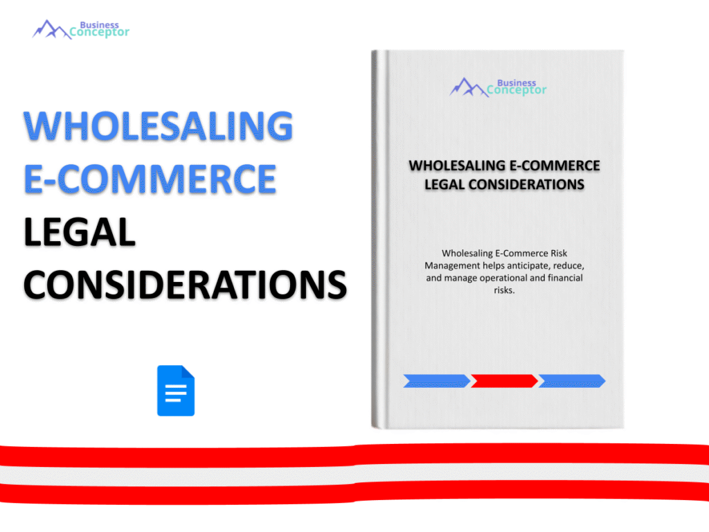 Cover LEGAL CONSIDERATIONS for Wholesaling E-Commerce