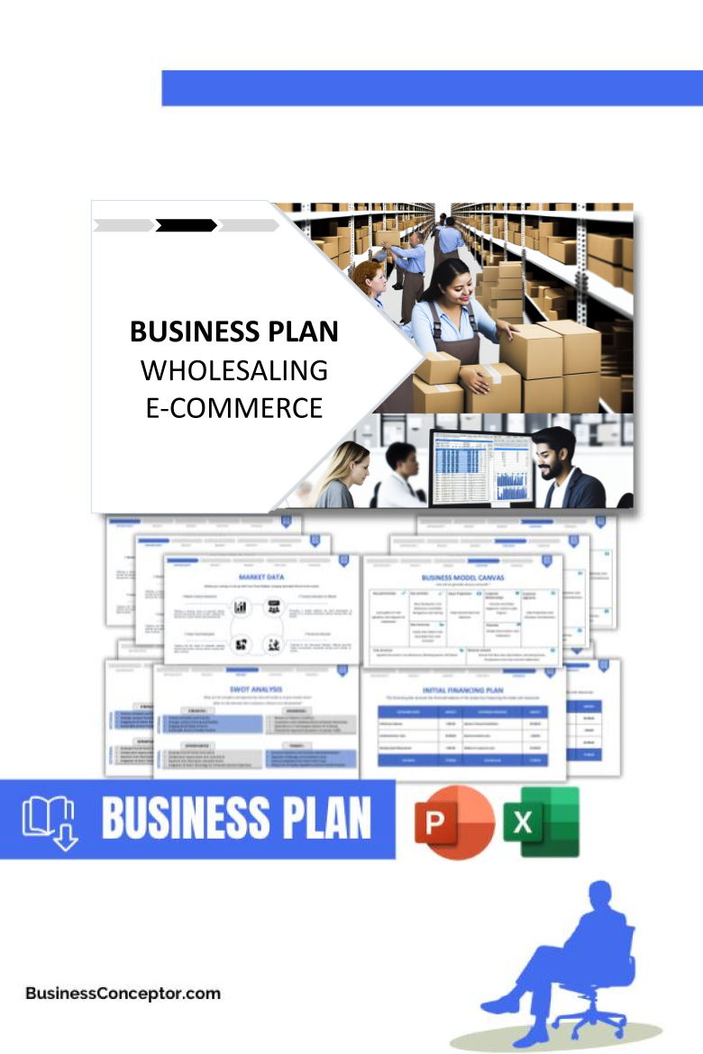 WHOLESALING E-COMMERCE and Business plan for Wholesaling E-Commerce 1CTA