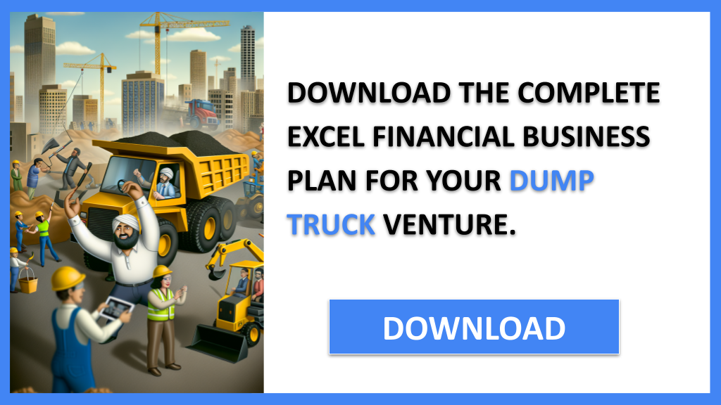 Dump Truck Financial Plan FOR DUMP TRUCK-5