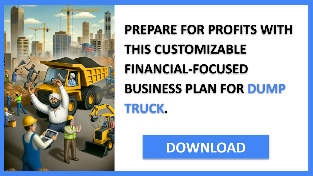 Dump Truck Financial Plan FOR DUMP TRUCK-6