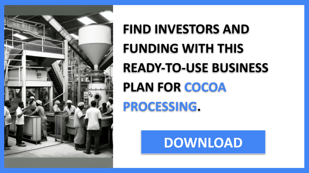 Cocoa Processing Funding Options FOR COCOA PROCESSING-6