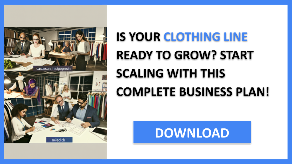Clothing Line Growth Strategy FOR CLOTHING LINE-4