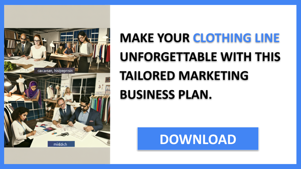 Clothing Line Marketing Plan FOR CLOTHING LINE-6