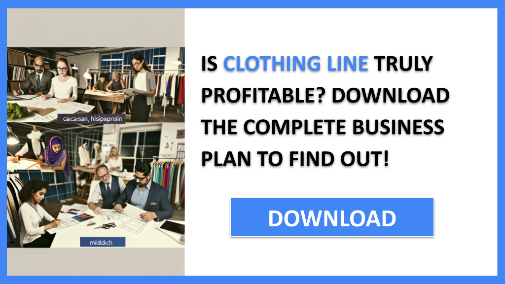 Clothing Line Profitability FOR CLOTHING LINE-4