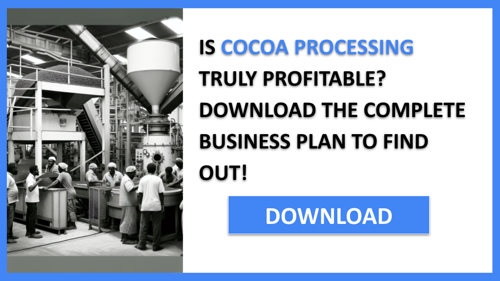 Cocoa Processing Profitability FOR COCOA PROCESSING-4