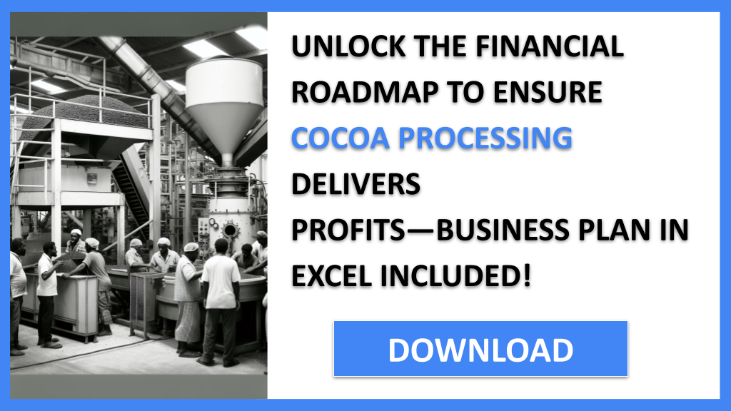 Cocoa Processing Profitability FOR COCOA PROCESSING-5