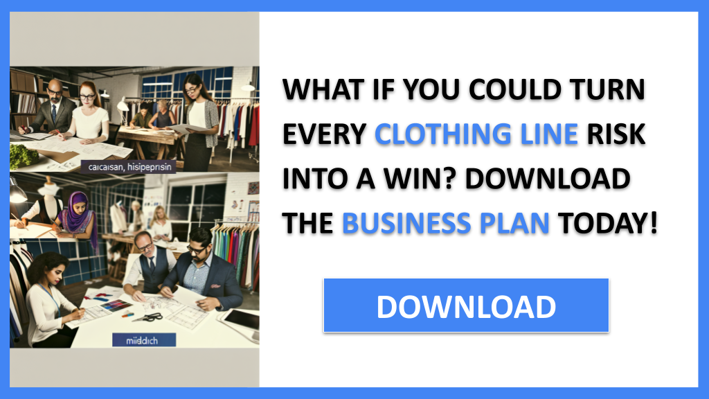 CLOTHING LINE and SWOT for Clothing Line 1CTA