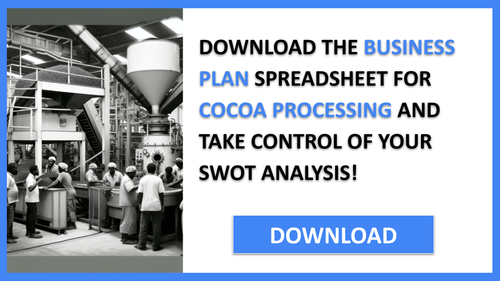 COCOA PROCESSING and SWOT-COCOA PROCESSING-CTA-3