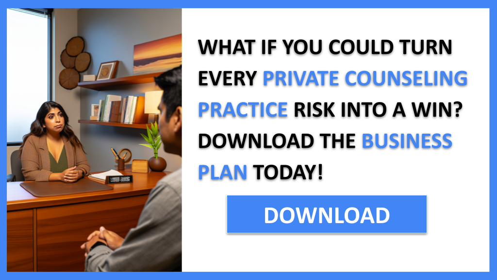 PRIVATE COUNSELING PRACTICE and SWOT for Private Counseling Practice 1CTA