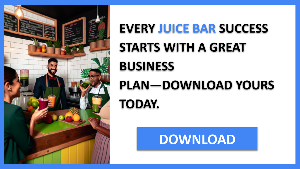 Juice Bar Business Plan FOR JUICE BAR-4
