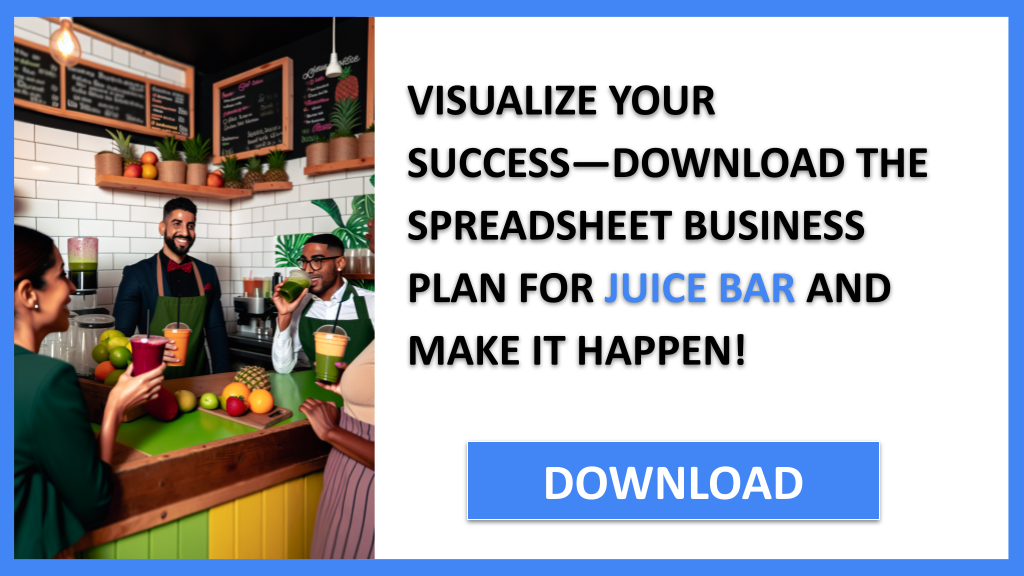 Juice Bar Business Plan FOR JUICE BAR-6