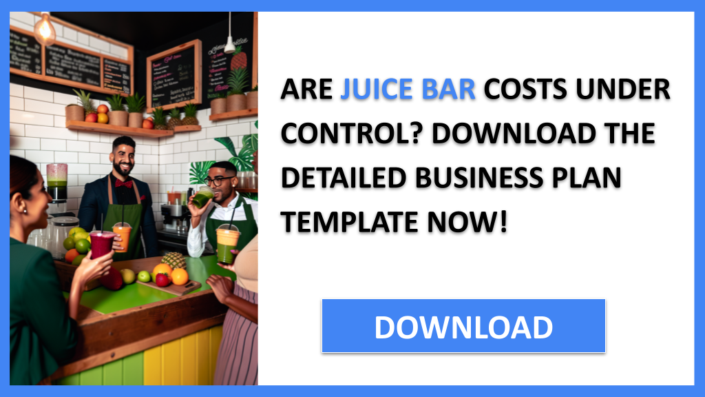 Juice Bar Costs FOR JUICE BAR-4