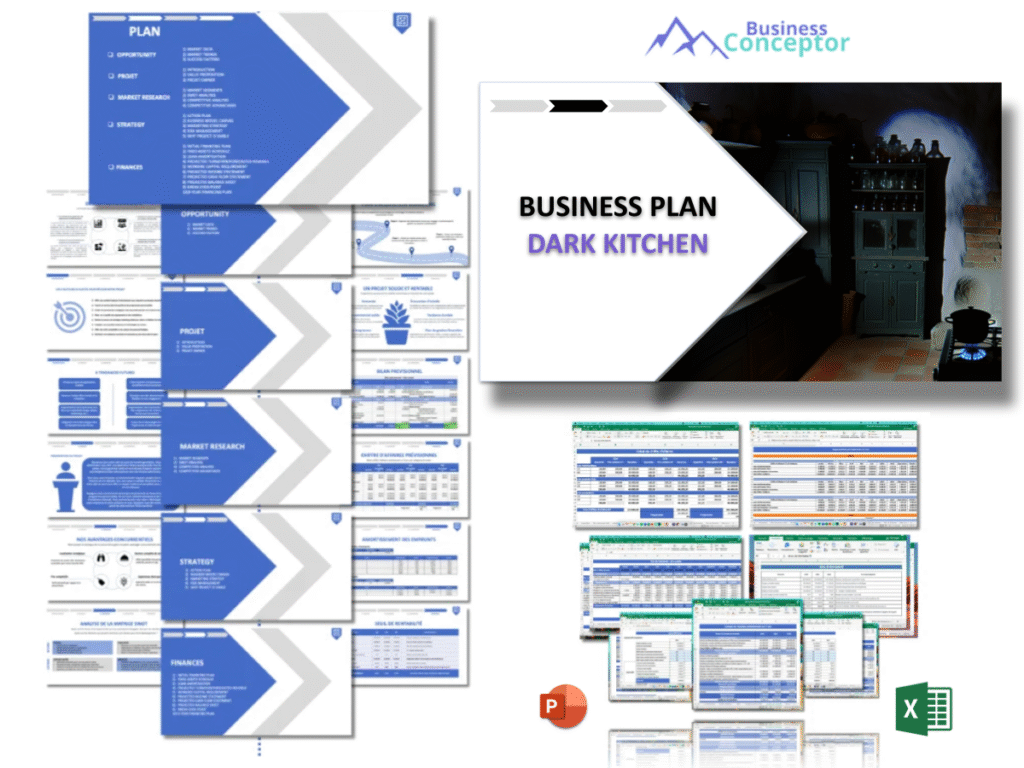 Cover Business plan for Dark Kitchen