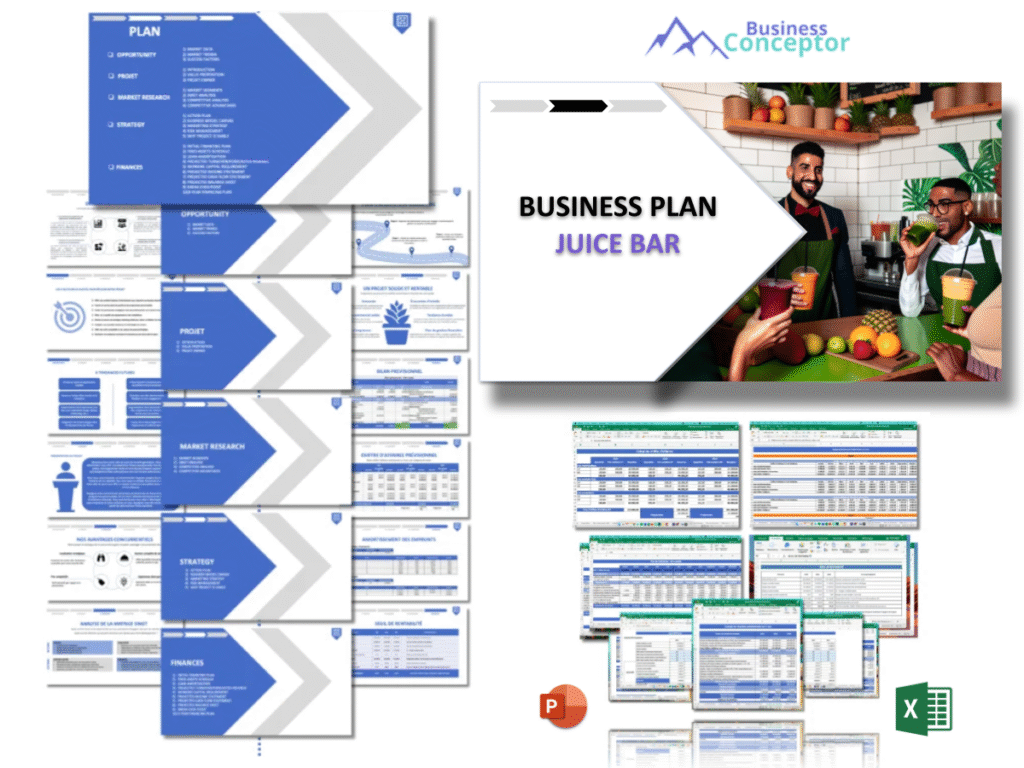 Cover Business plan for Juice Bar
