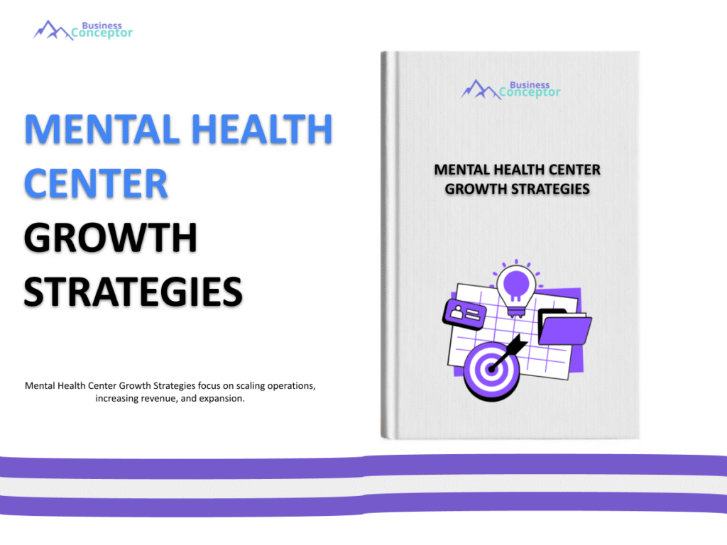 Cover GROWTH STRATEGIES AND SCALINGS for Mental Health Center
