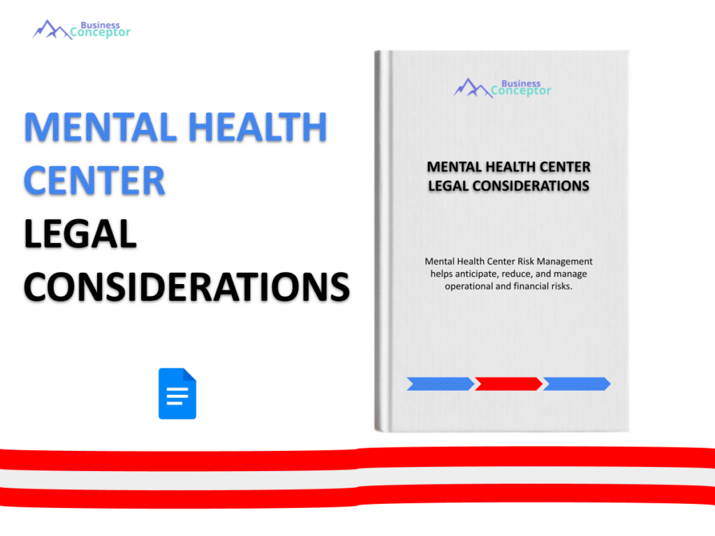 Cover LEGAL CONSIDERATIONS for Mental Health Center