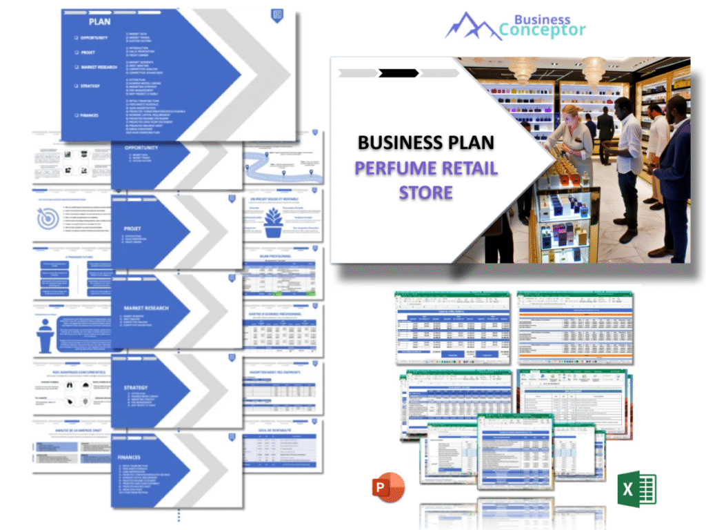 Cover Business plan for Perfume Retail Store