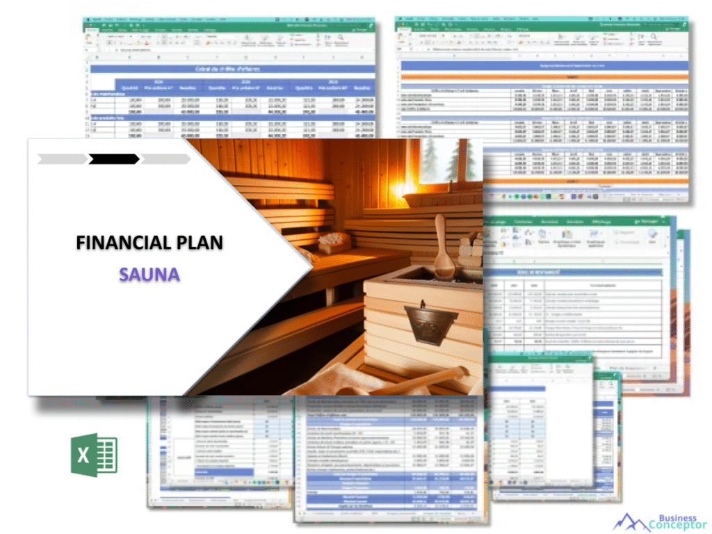 Cover Financial plan for Sauna