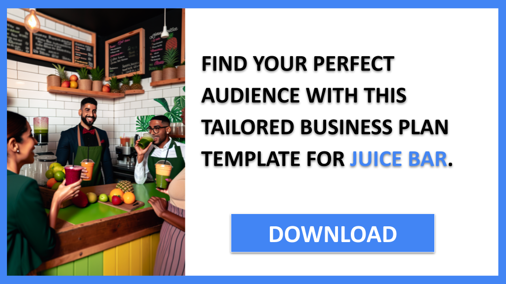 Juice Bar Customer Segments FOR JUICE BAR-5