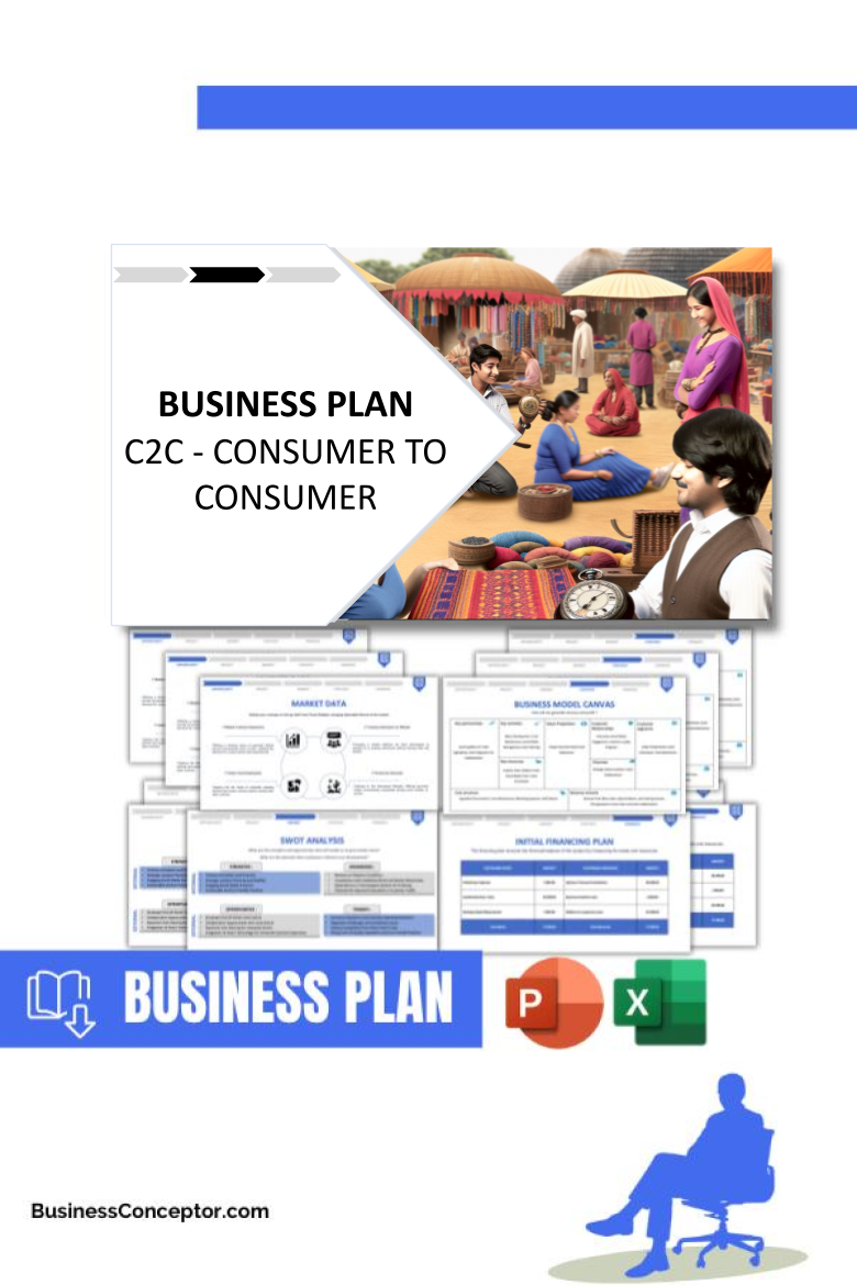 C2C - CONSUMER TO CONSUMER and Business plan for C2C - Consumer To Consumer 1CTA