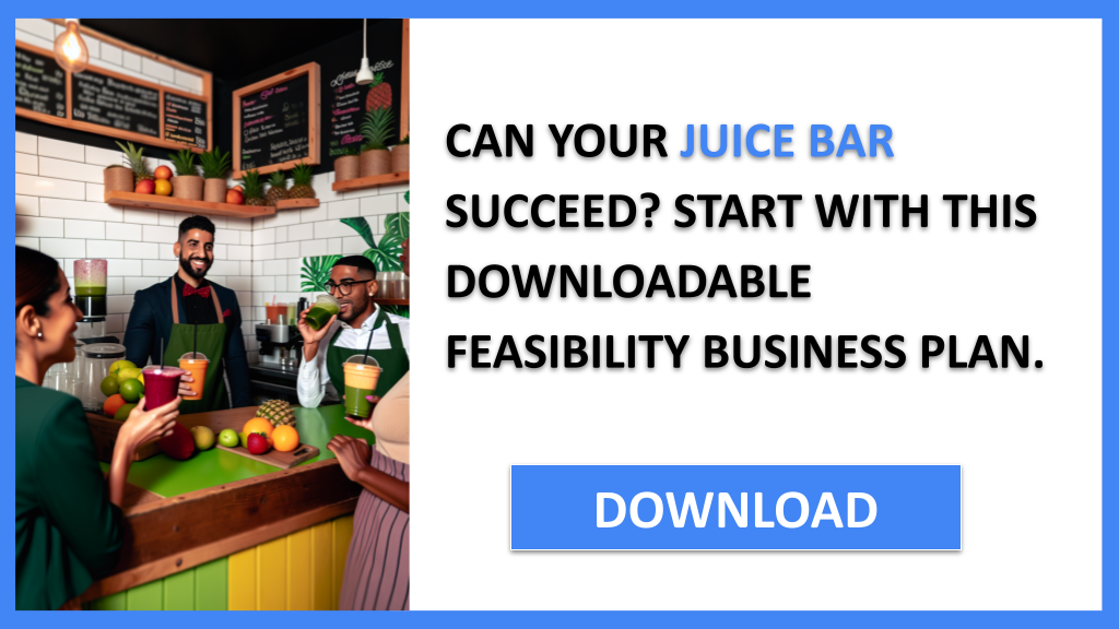 Juice Bar Feasibility Study FOR JUICE BAR-4
