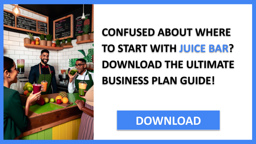 Juice Bar Financial Plan FOR JUICE BAR-4