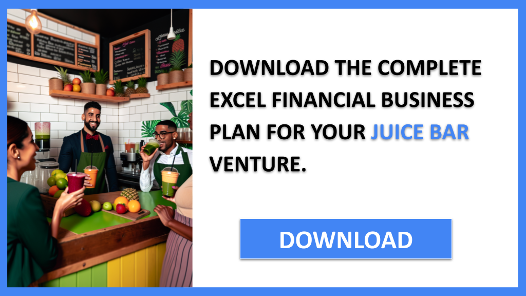Juice Bar Financial Plan FOR JUICE BAR-5