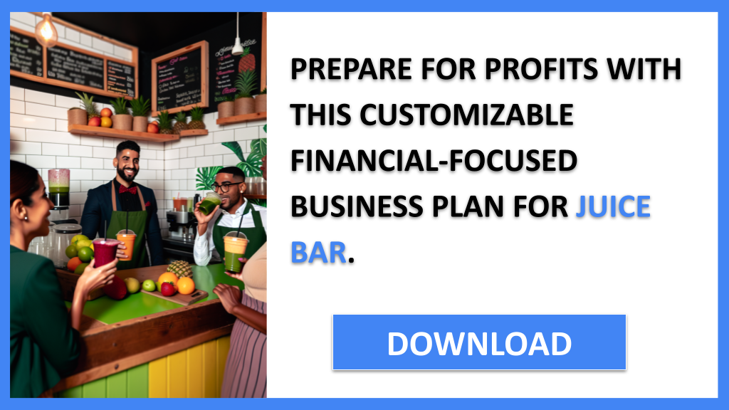 Juice Bar Financial Plan FOR JUICE BAR-6