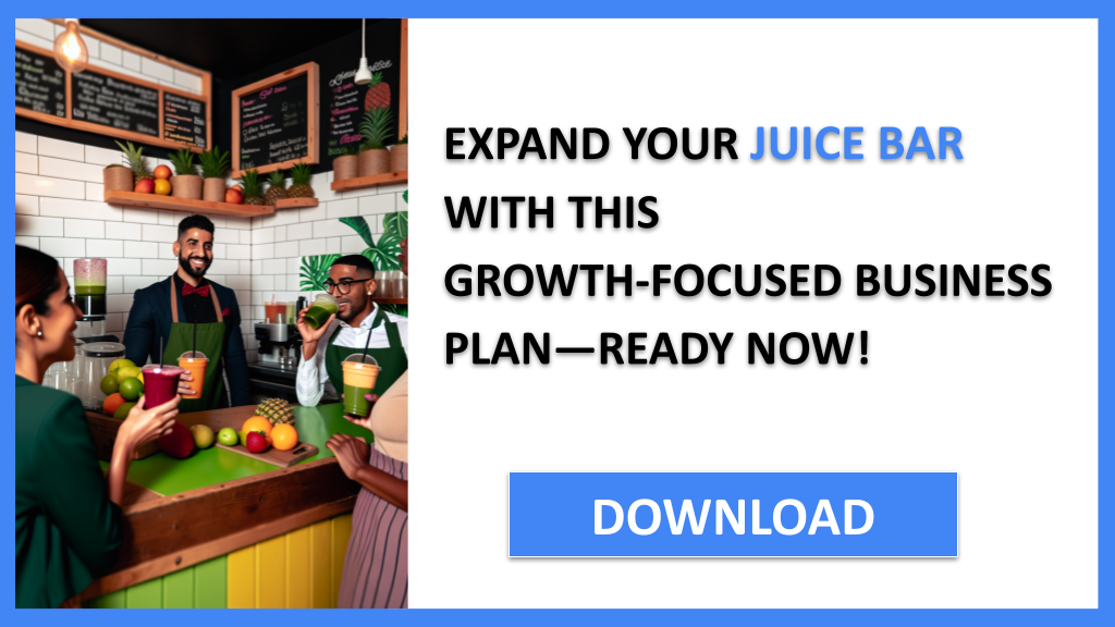 Juice Bar Growth Strategy FOR JUICE BAR-6