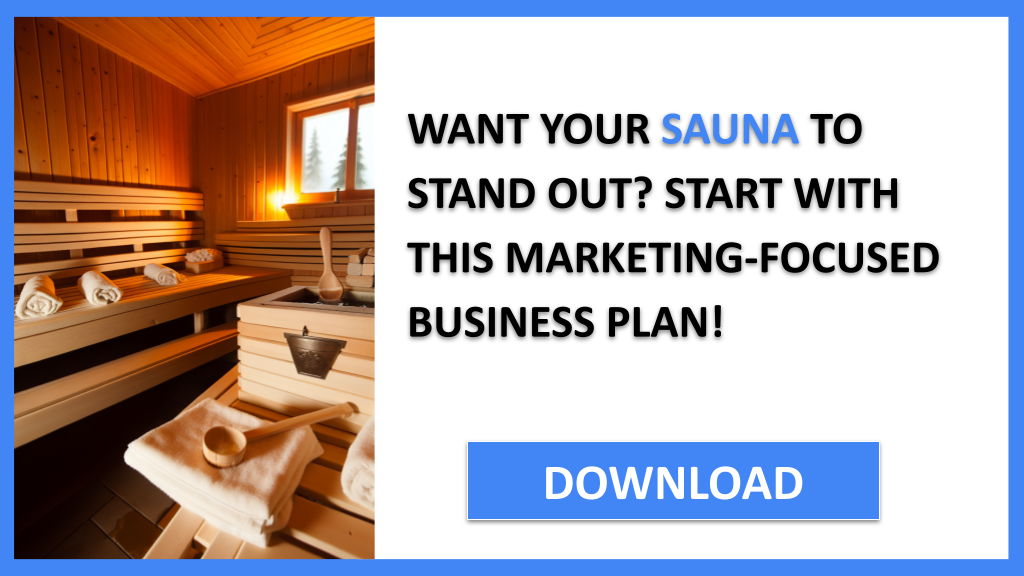 Sauna Marketing Plan FOR SAUNA-4