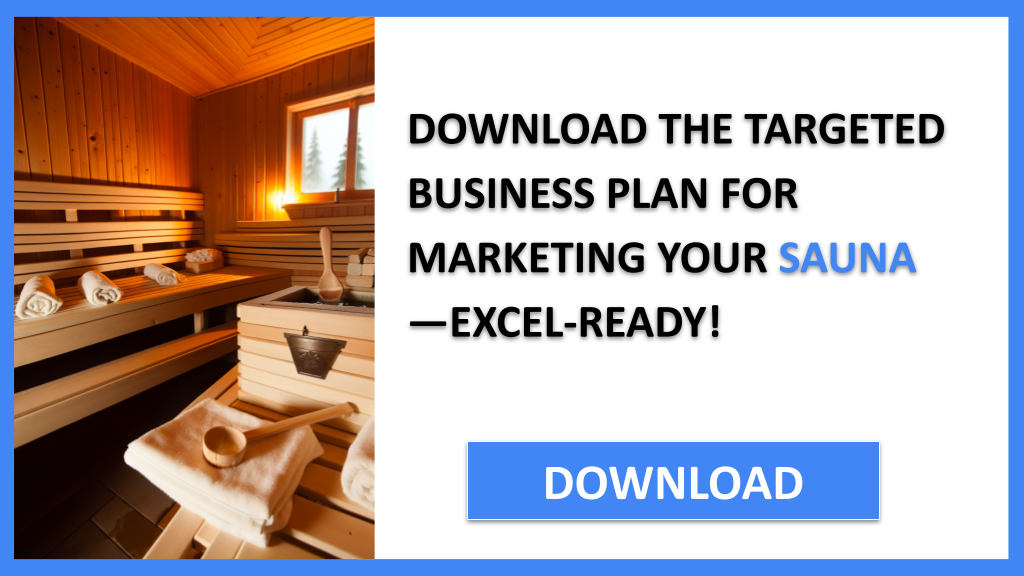 Sauna Marketing Plan FOR SAUNA-5