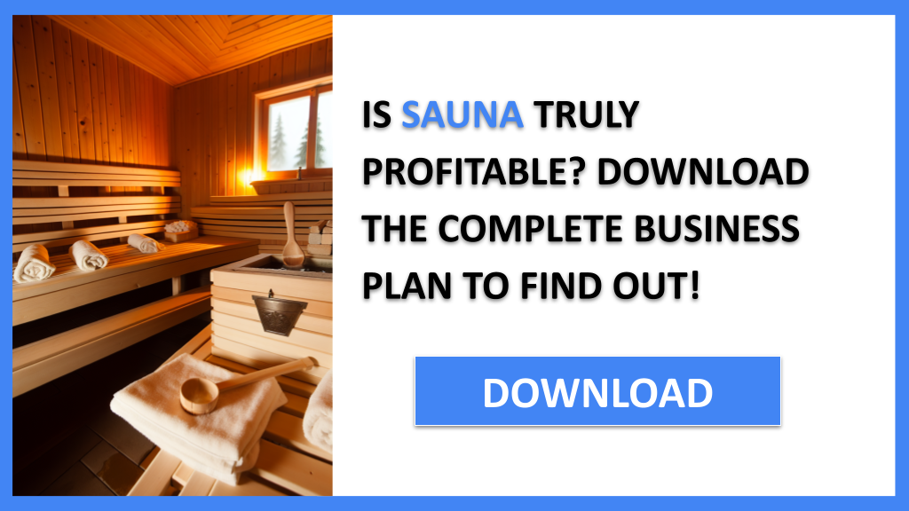 Sauna Profitability FOR SAUNA-4