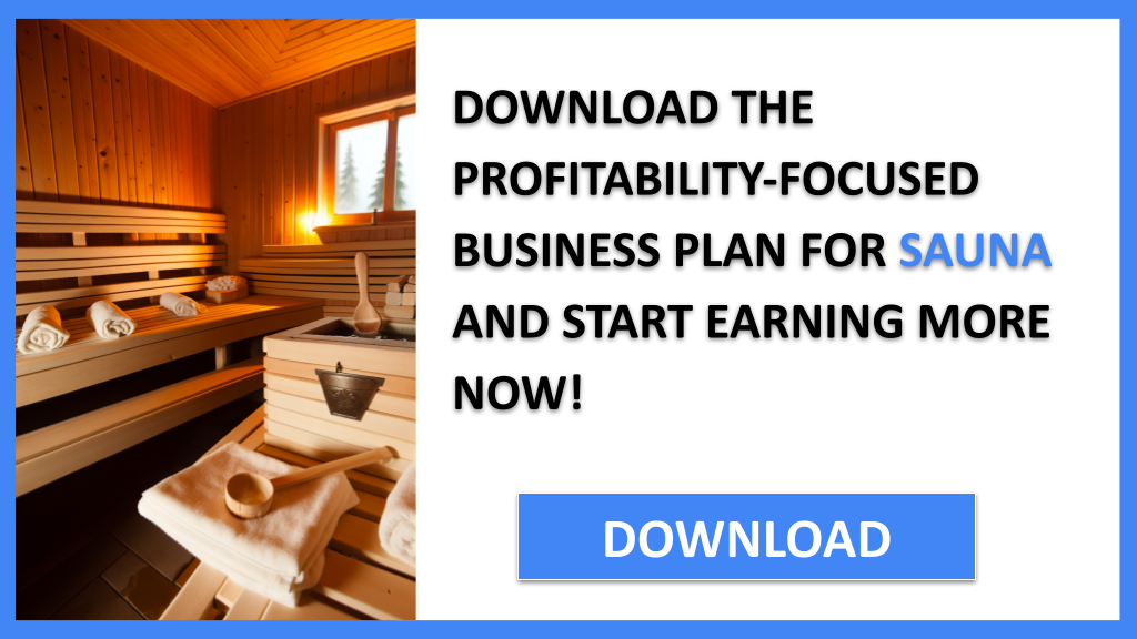 Sauna Profitability FOR SAUNA-6