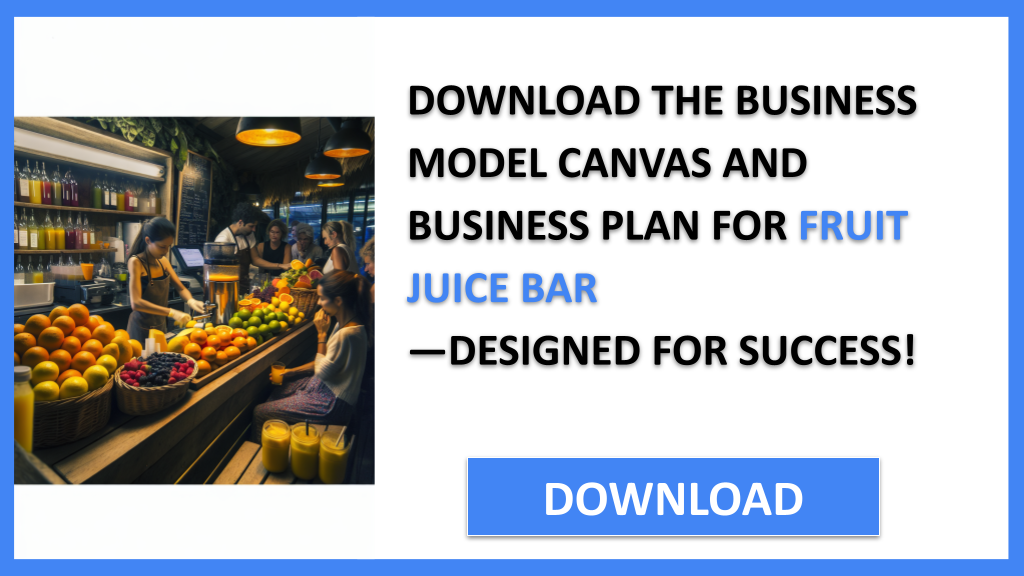 Fruit Juice Bar Business Model Canvas FOR FRUIT JUICE BAR-5