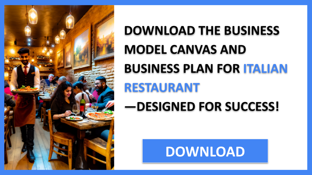 Italian Restaurant Business Model Canvas FOR ITALIAN RESTAURANT-5
