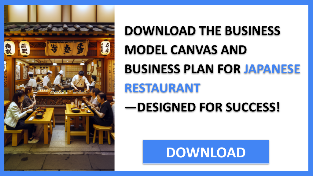 Japanese Restaurant Business Model Canvas FOR JAPANESE RESTAURANT-5