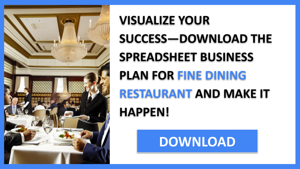 Fine Dining Restaurant Business Plan FOR FINE DINING RESTAURANT-6