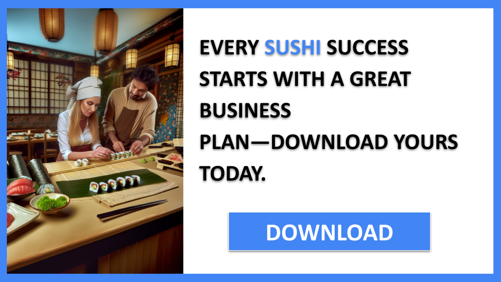 Sushi Restaurant Business Plan FOR SUSHI-4