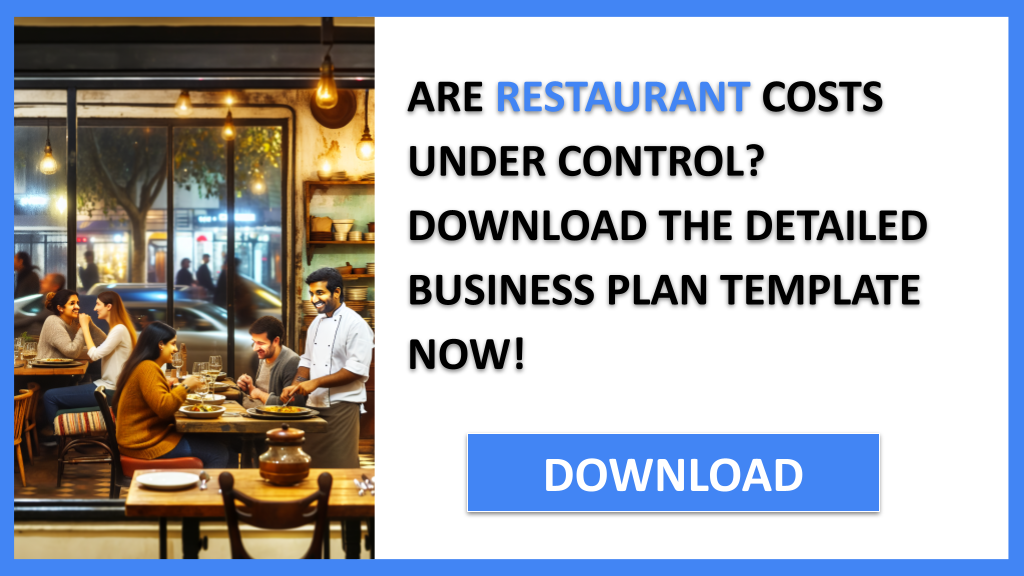 Restaurant Costs FOR RESTAURANT-4