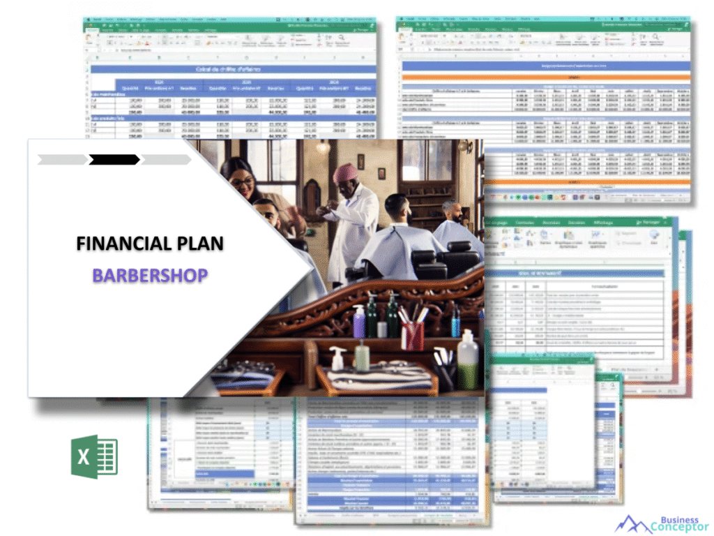 Cover Financial plan for Barbershop