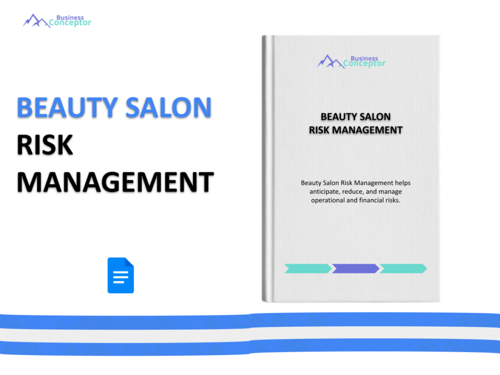 Cover RISK MANAGEMENT for Beauty Salon