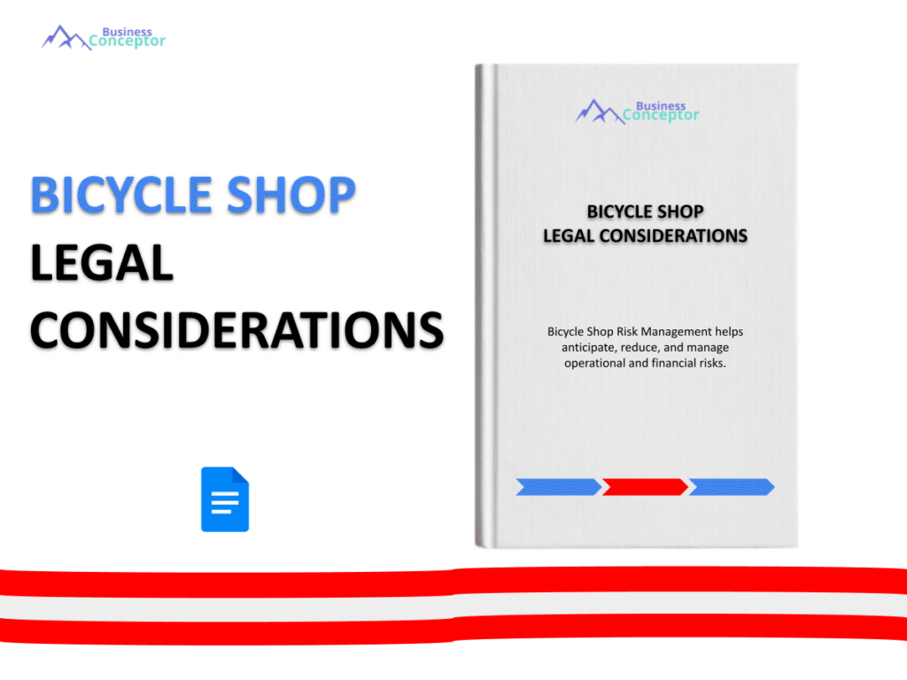 Cover LEGAL CONSIDERATIONS for Bicycle Shop