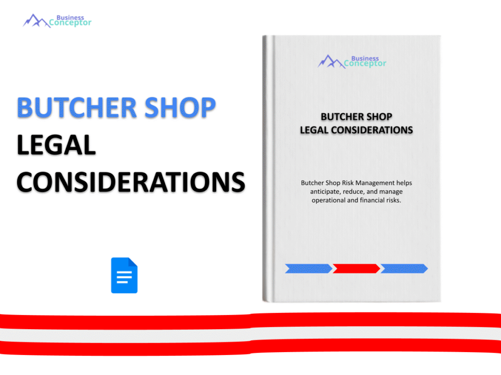 Cover LEGAL CONSIDERATIONS for Butcher Shop