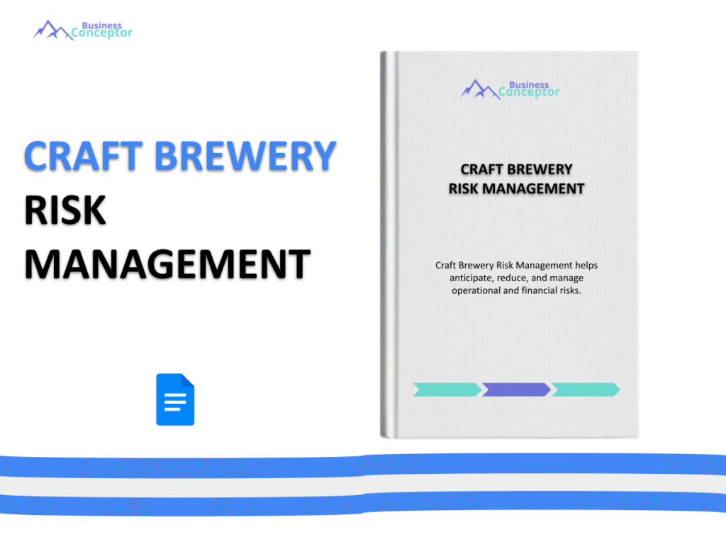 Cover RISK MANAGEMENT for Craft Brewery