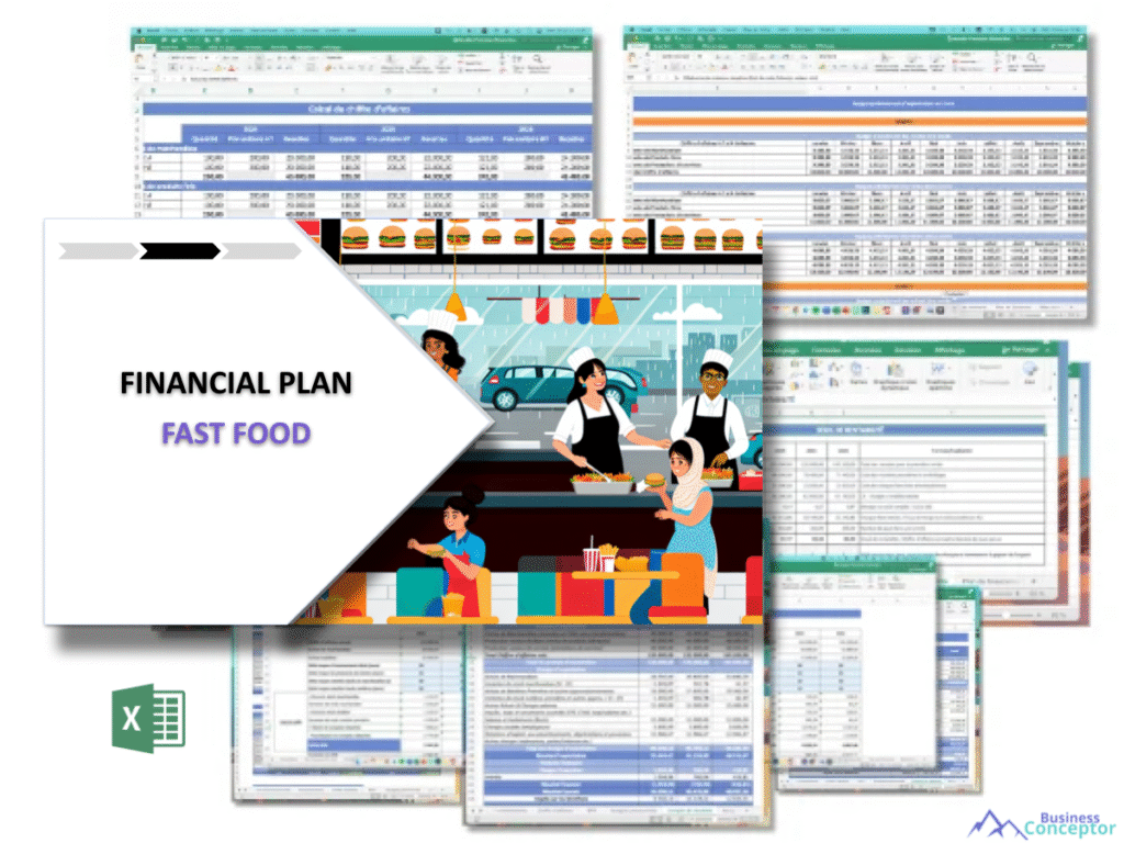 Cover Financial plan for Fast Food
