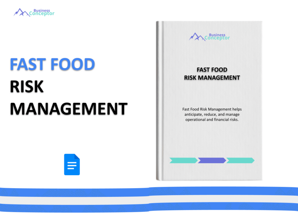 Cover RISK MANAGEMENT for Fast Food