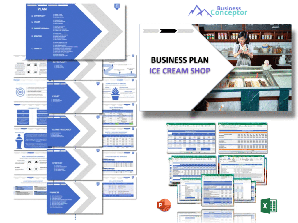 Cover Business plan for Ice Cream Shop